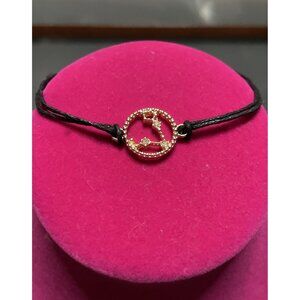 Pisces Constellation Black Corded Adjustable Bracelet Hot Topic Astrology Sign